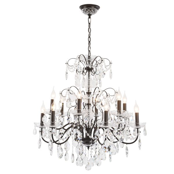 Люстра Crystal Lux ODELIS SP12 BROWN — изображение 2