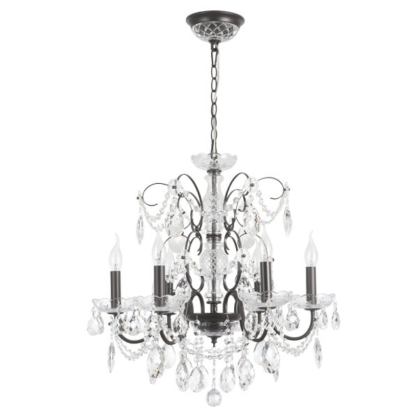 Люстра Crystal Lux ODELIS SP6 BROWN — изображение 2