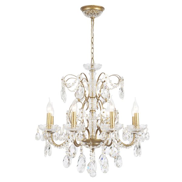 Люстра Crystal Lux ODELIS SP8 GOLD — изображение 3