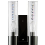 Бра Crystal Lux OTONO AP2 BLACK CHROMIUM/TRANSPARENTE