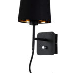 Бра Crystal Lux PABLO AP2 BLACK/BLACK-GOLD