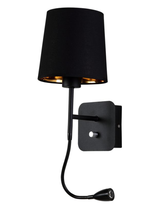 PABLO_AP2_BLACK-BLACK-GOLD Бра Crystal Lux PABLO AP2 BLACK/BLACK-GOLD