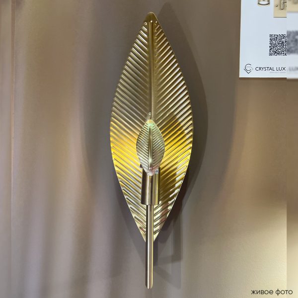 PALMA_AP1_BRONZE_livephoto Бра Crystal Lux PALMA AP1 BRONZE — изображение 3