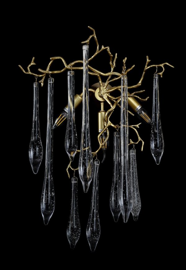 Бра Crystal Lux REINA AP3 GOLD PEARL — изображение 3