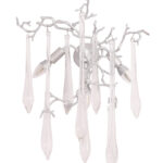 Бра Crystal Lux REINA AP3 SILVER PATINA