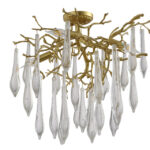 Люстра Crystal Lux REINA PL5 D600 GOLD PEARL