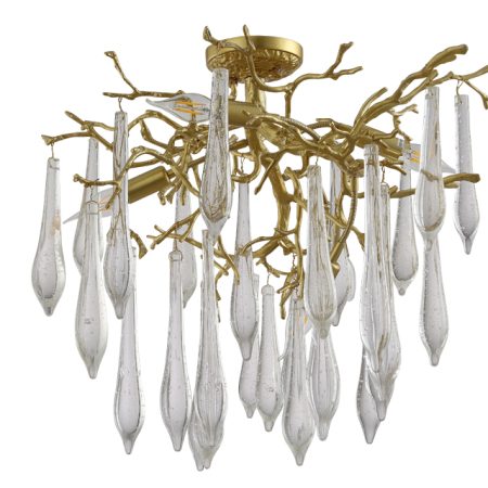 Люстра Crystal Lux REINA PL5 D600 GOLD PEARL