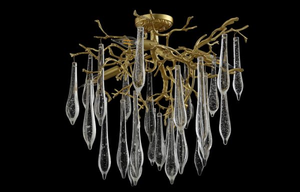 Люстра Crystal Lux REINA PL5 D600 GOLD PEARL — изображение 3