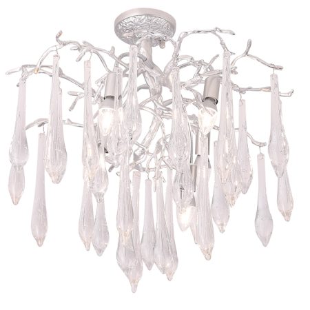 Люстра Crystal Lux REINA PL5 D600 SILVER PATINA