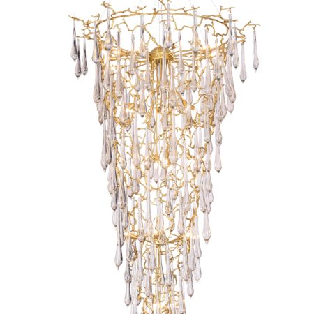 Люстра Crystal Lux REINA SP34 D1200 GOLD PEARL