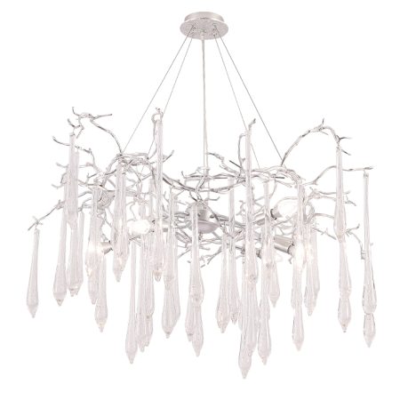 Люстра Crystal Lux REINA SP8 D1000 SILVER PATINA