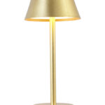 Аккумуляторная настольная лампа Crystal Lux SANTA LG1 GOLD