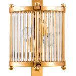 Бра Crystal Lux TADEO AP2 GOLD/TRANSPARENTE