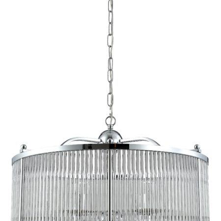 Люстра Crystal Lux TADEO SP6 D600 CHROME/TRANSPARENTE