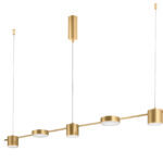 Светильник подвесной Crystal Lux TRISTAN SP5 L1200 GOLD