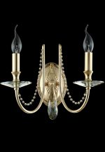 Бра Crystal Lux VICTORIA AP2 GOLD/AMBER — изображение 3