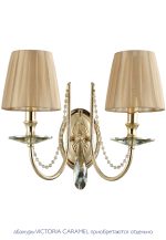 Бра Crystal Lux VICTORIA AP2 GOLD/AMBER — изображение 2