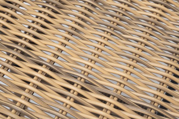 "Латте" плетеный стол из искусственного ротанга 140х80см, цвет соломенный — изображение 5