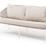 "Милан" диван 2-местный плетеный из роупа