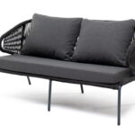 "Милан" диван 2-местный плетеный из роупа