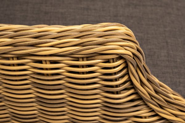 "Неаполь" плетеный стул из искусственного ротанга, цвет соломенный — изображение 5