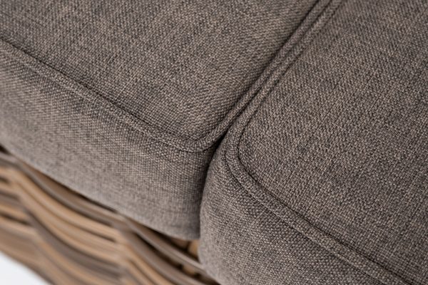 "Палермо" диван из искусственного ротанга трехместный, цвет соломенный — изображение 5