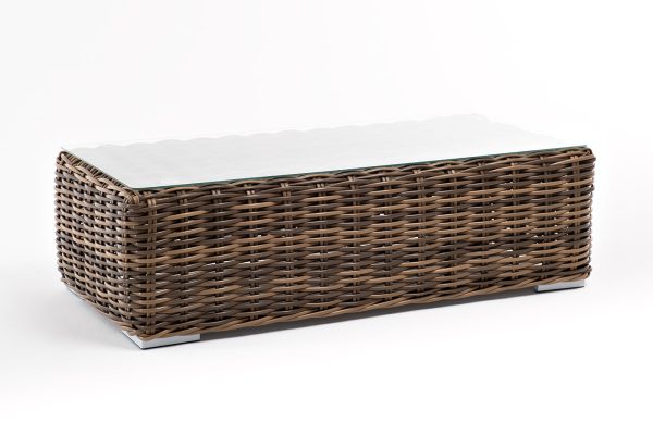 "Палермо" журнальный столик из искусственного ротанга, цвет соломенный — изображение 3