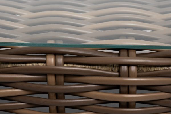 "Палермо" журнальный столик из искусственного ротанга, цвет соломенный — изображение 5