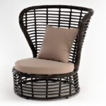 "Парма" кресло из искусственного ротанга