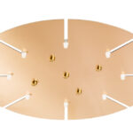 Потолочная база Crystal Lux D600-8 BRASS