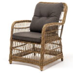 "Цесена" кресло плетеное из искусственного ротанга