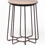 "Эквадор" журнальный стол из HPL круглый Ø40 H55