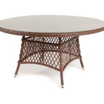 "Эспрессо" плетеный круглый стол