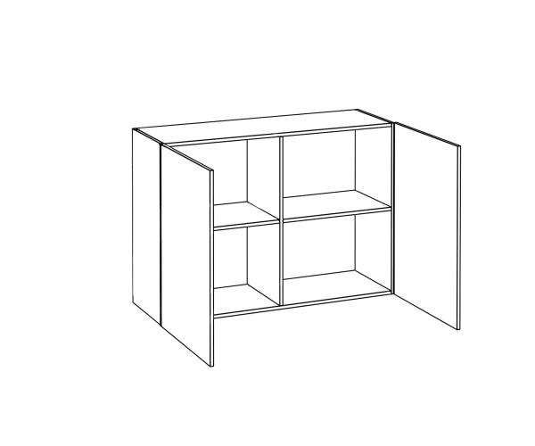 Шкаф навесной Modus белый — изображение 2