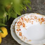 Тарелка LE COQ LFLO032AC001160 - white, orange — изображение 3