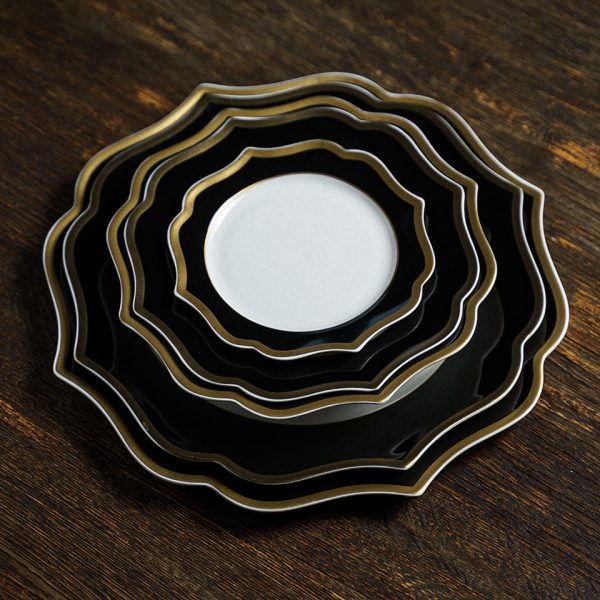 Тарелка LE COQ LION005NE004220 - black, ivory, gold — изображение 3