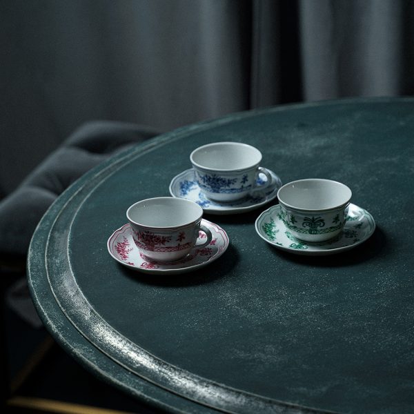 Чайная пара LE COQ LANT032BL154020/LANT032BL155150 - white, blue — изображение 2