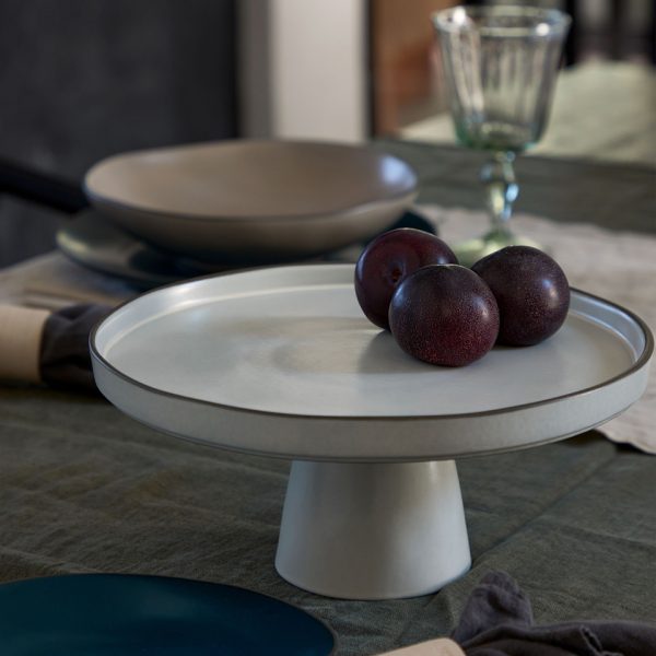 Блюдо на ножке Costa Nova 1LOP275E-SLT(1LOP275E-00922) - SALT — изображение 2