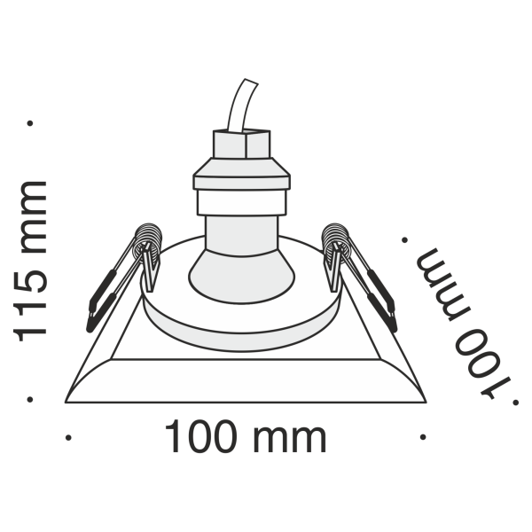 Встраиваемый-светильник-Technical-DL007-1-01-W-1 Встраиваемый светильник Technical DL007-1-01-W — изображение 2