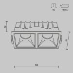Встраиваемый светильник Technical DL043-02-10W3K-D-SQ-WB — изображение 2