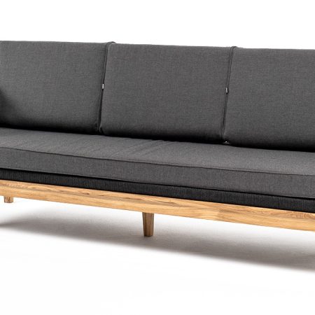 "Канны" диван 3-местный плетеный из роупа