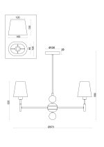 Люстра Freya FR2028PL-03N — изображение 2