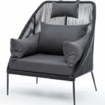 "Мадрид" кресло плетеное из роупа