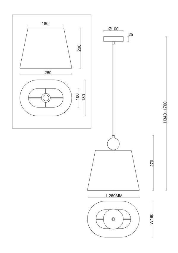 Подвесной светильник Freya FR2028PL-01N — изображение 2