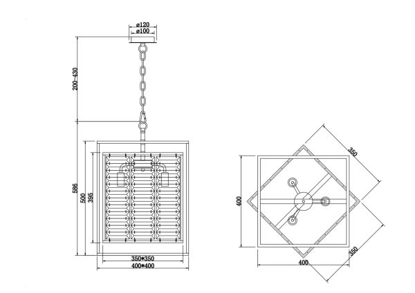 Подвесной светильник Maytoni MOD060PL-04G — изображение 2