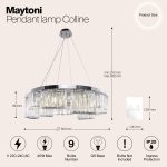 Подвесной светильник Maytoni MOD083PL-09CH — изображение 3