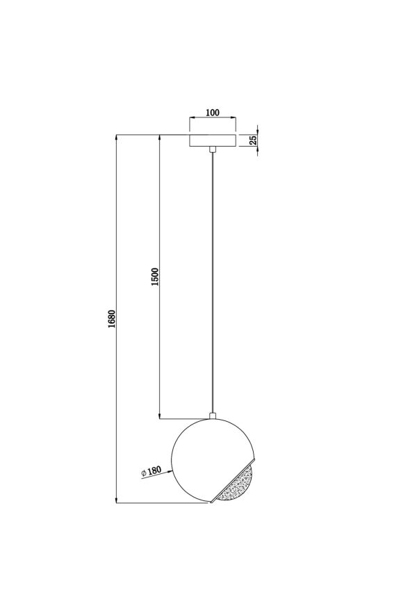 Подвесной светильник Maytoni P065PL-L7RG3K — изображение 2