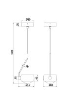 Подвесной светильник Technical MOD072PL-L8W3K — изображение 2