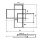 Потолочный светильник Maytoni MOD015CL-L80WK