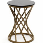 "Сантьяго" журнальный стол из HPL круглый Ø40 H55